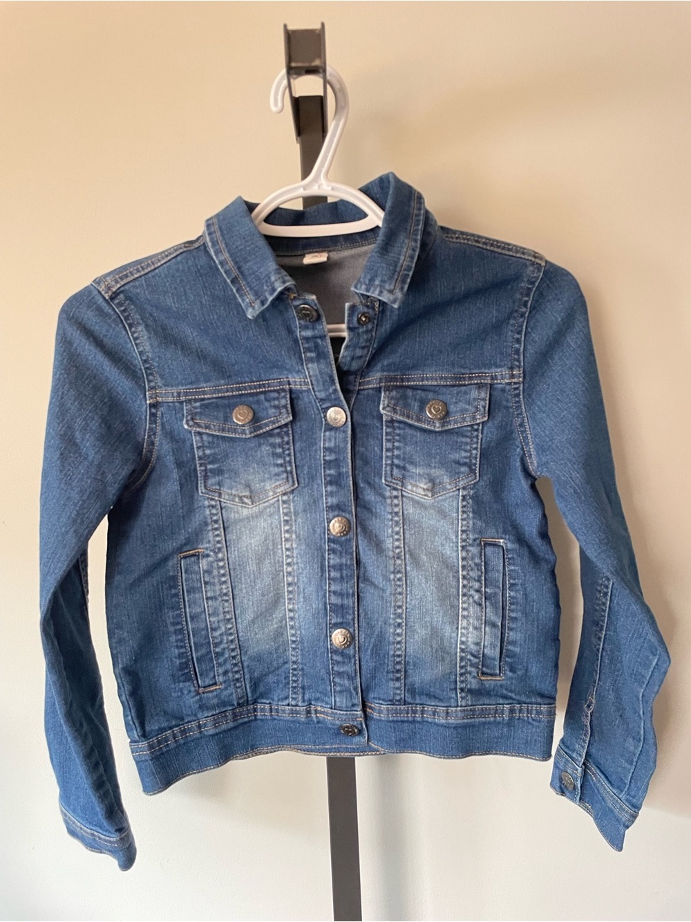 YIGGA Kids Classic Denim Jean Jacket Blue Wash Size 146/152 Youth